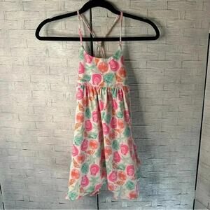 Tommy Bahama Girls colorful seashells Kids dress coastal beach, travel girls